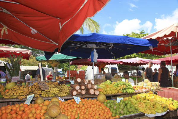 Les marchés sur l’île de la réunion